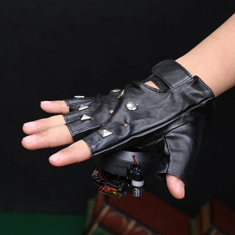 LED Laser Gloves Whirlwind Handheld Cannon For DJ Dancing Club Rotating Vortex Lasers Gloves Light Pub Party Laser Show