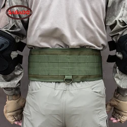 Tactical MOLLE Waist Combat Belt  Cummerbund Lock Wargame CS Equipment Universal Hunting Airsoft  Nylon Accessories