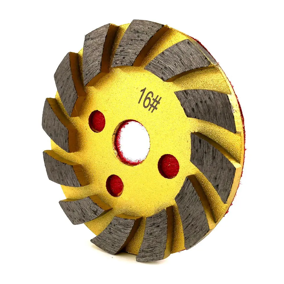 RIJILEI 100mm Diamond Grinding Disc Morble Metal Polishing Pad Granite Grinding Wheel Cup Concrete Floor Grinding Bowl ZJ07