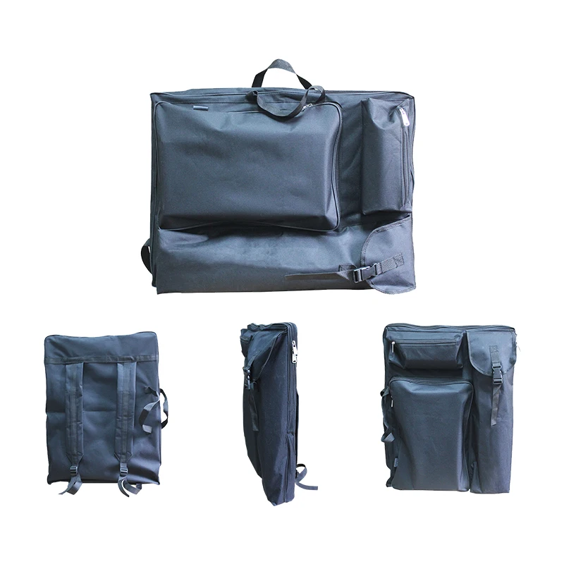 4K Black Oxford Waterproof Sketch Drawing Board Bag Travel Shoulder Carrying Sketchpad Bag