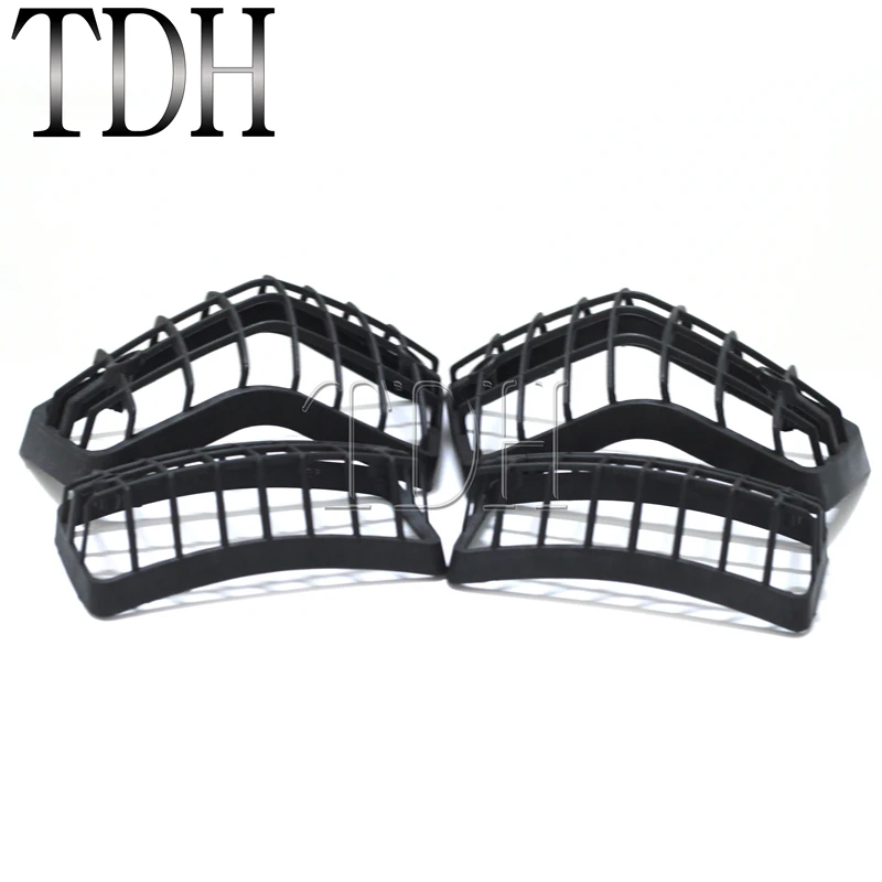 Black Motorcycle Plastic Front & Rear Turn Signal Light Grille Cover Guard Lens Grills Protector For PX VSX VNX LML Star Scooter