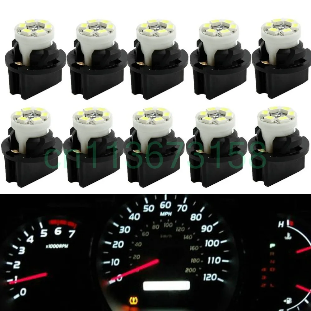 T10 194 LED Light bulb 168 LED Bulbs Bright Instrument Panel Gauge Cluster Dashboard LED Light Set 10 T10 with 10 Twist Lock