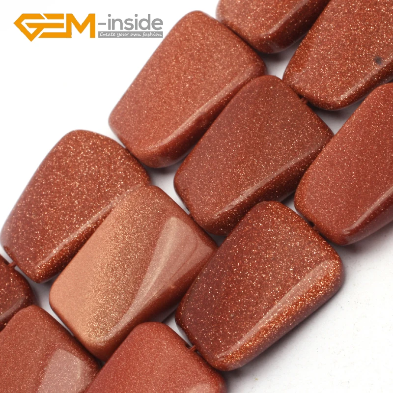 GEM-inside15x20mm Natural Assorted Stones Rectangle Twist Beads Loose Bead For Bracelet Making Strand 15 inches Wholesale !