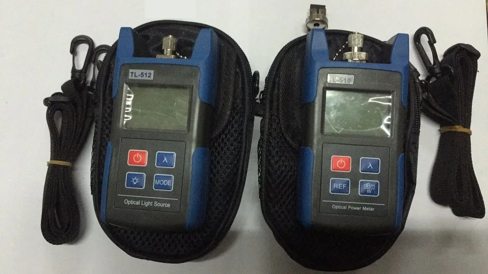 

Fiber Optical Multimeter TL510C-50~+26dBm Handheld Fiber Optical Power Meter + TL512 Fiber Optical Light Source 1310/1550nm