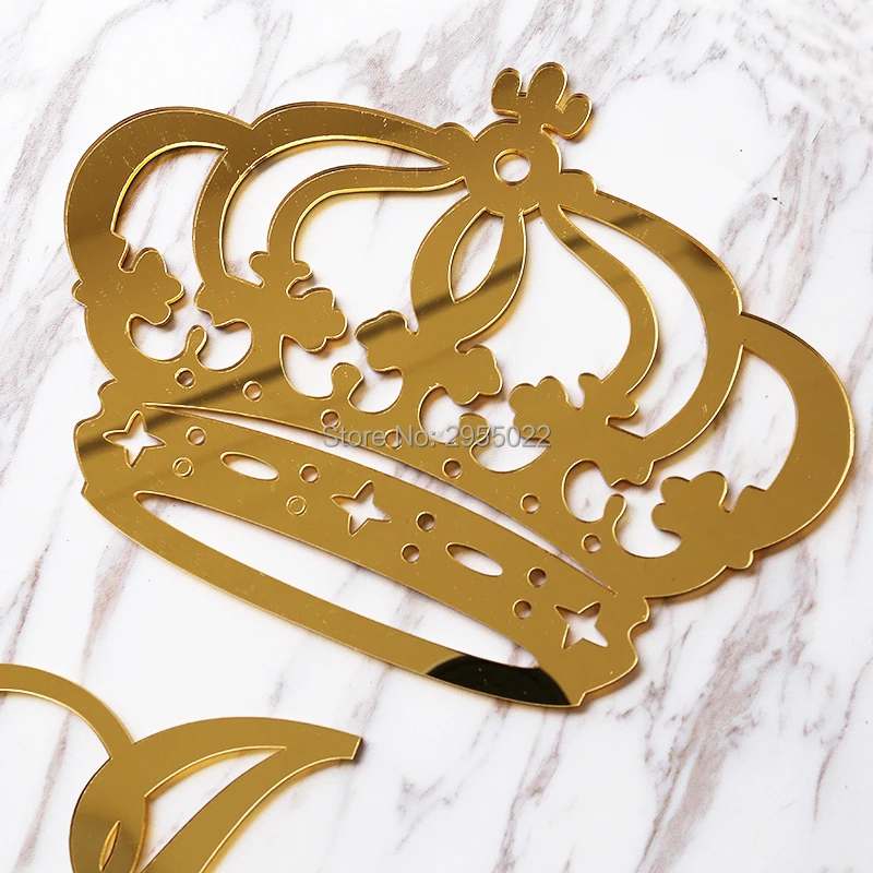 Personalized Mirror Acrylic Princess Crown wall hanging Sign with name Wedding Gift, custom family sign