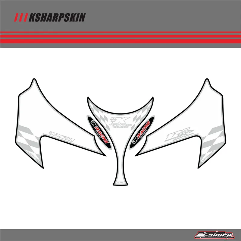 

Front Fairing Motor Number Board 3D Gel Protector for KAWASAKI ZX12R 2000-2002