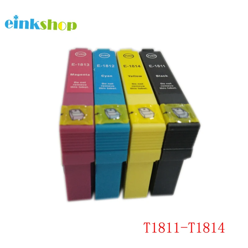 einkshop T1801 T1811 Ink Cartridge For Epson Expression Home XP30 XP102 XP202 XP205 XP305 XP405 XP225 XP322 XP325 XP422 XP425