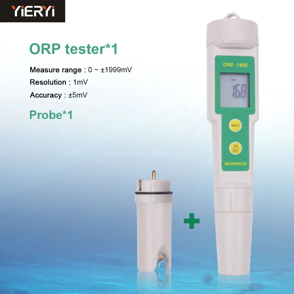 Portable Pen ORP Meter Redox Potential Tester Negative Potential Pen Tester ORP Meter with Replaceable Probe