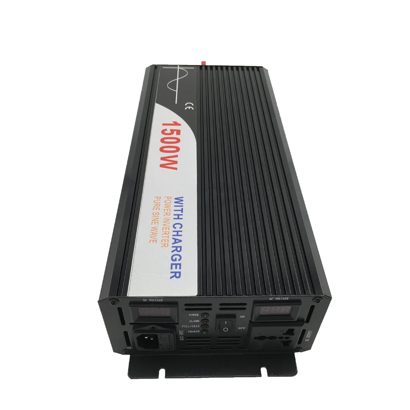 ups inverter 1500W pure sine wave inverter with charger 12V 24V 48v DC to AC 220V 230V 240v solar power inverter