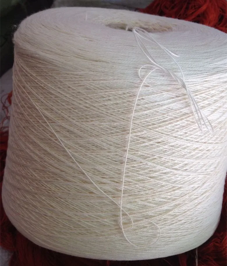 100% Cotton Yarn For Sewing Weaving Knitting Or Clothes Thread 10 S/2 Natural White Combed  50 KGs Wholesale