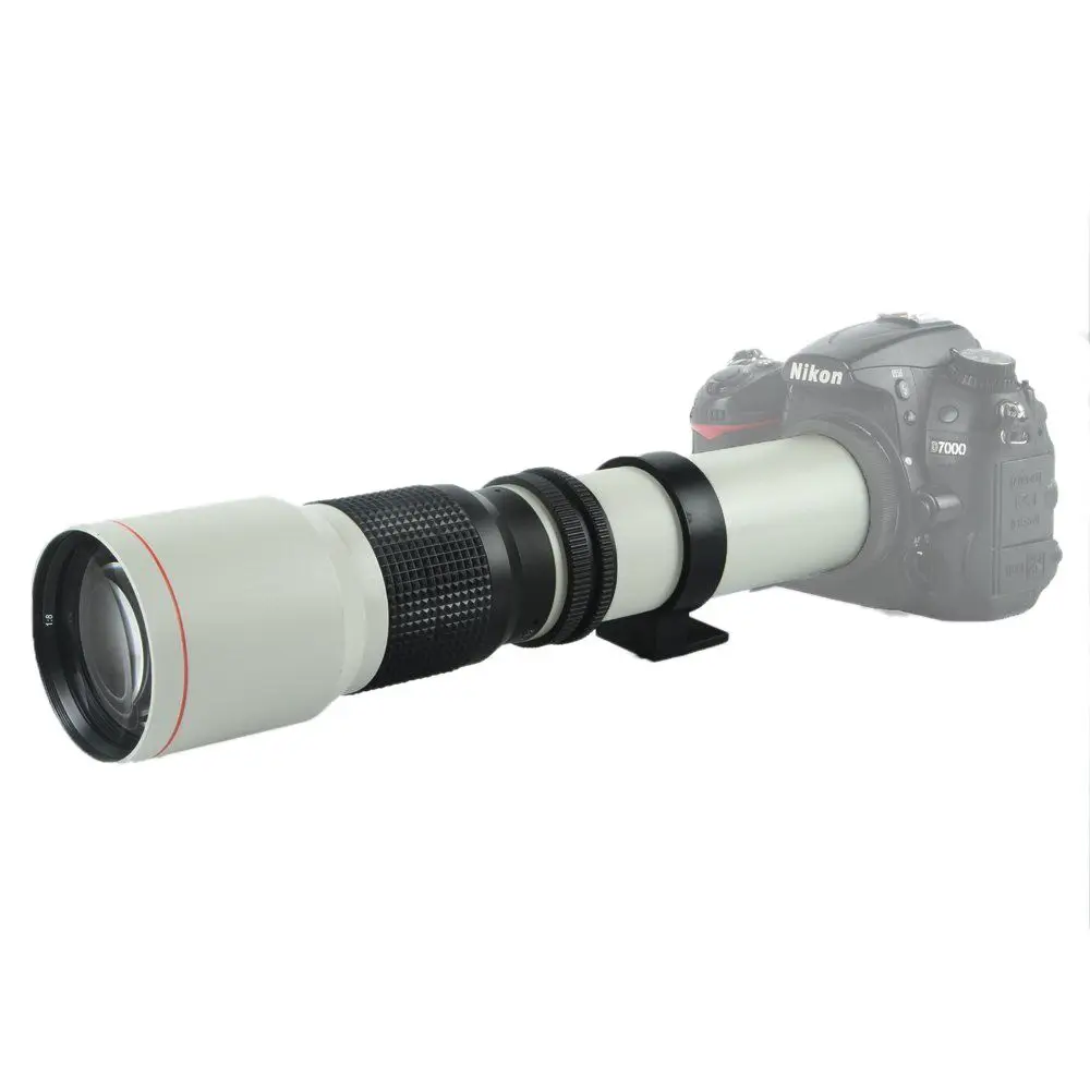 JINTU 500mm f8 Super teleobiektyw obiektyw do modeli Canon EOS 60D XT XTI 550D 2200D 4000D 750D 77D 800D 70D 80D 6DII 7DII lustrzanki cyfrowe