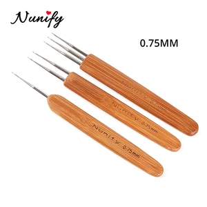 0.5 Mm 0.75 Mm Jarum Rambut Gimbal Kait Rajutan untuk Rambut Gimbal Aksesori Rambut Gimbal Jarum Pengait untuk Alat Rambut Kepang Rajutan 10 rambut gimbal jarum rajut penjualan terbaik - №