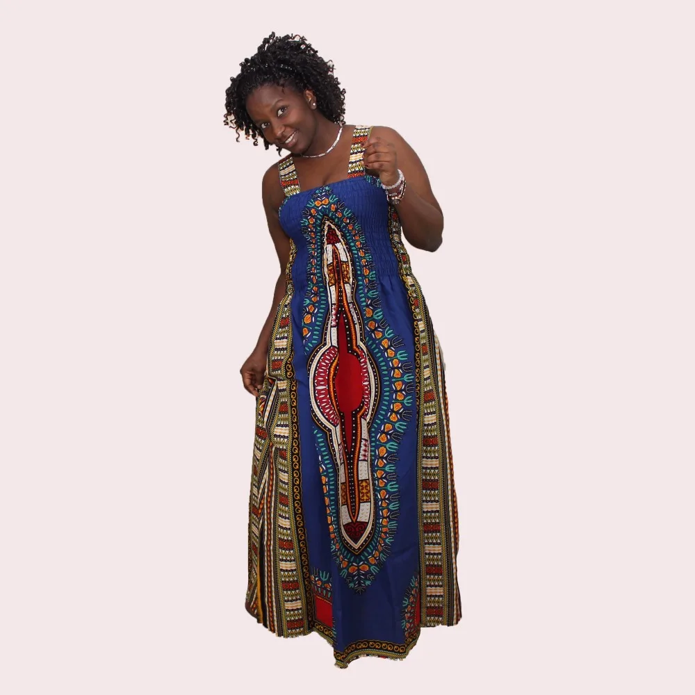 Sexy Backless Dress Summer Dashiki Casual Sundress Beach Women Sexy Dress Vestidos De Playa african dresses for women