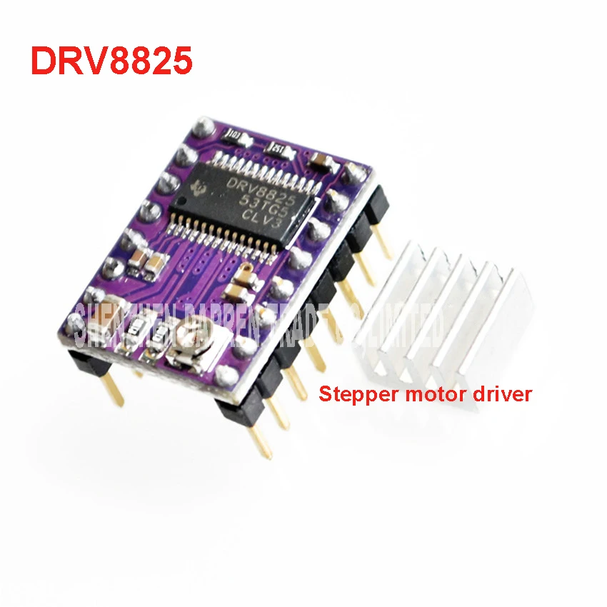 

50pcs Stampante 3D StepStick DRV8825 Stepper Motor Carrier Reprap 4-layer PCB RAMPE sostituire A4988 Stepper motor drive