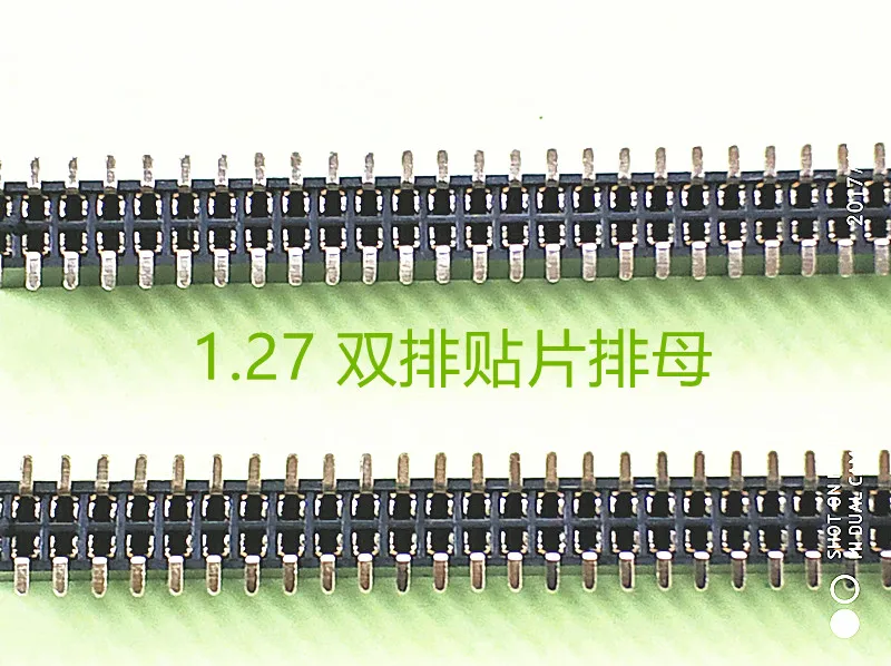 

1.27mm Female pin header Plastic height 2.0 2*12P Pinheader socket SMT