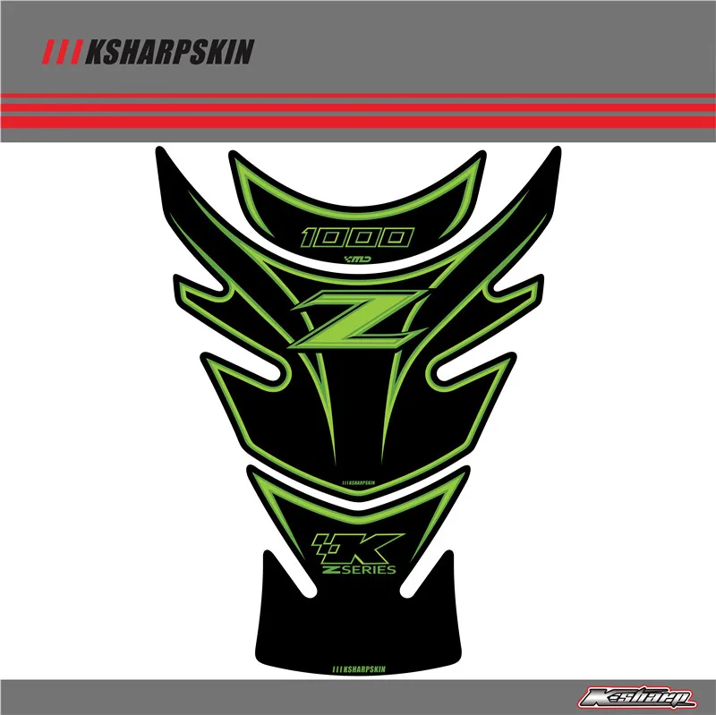 3D ADESIVI Sticker Decal Emblem Protection Tank Pad Cas Cap Fit FOR KAWASAKI Z1000