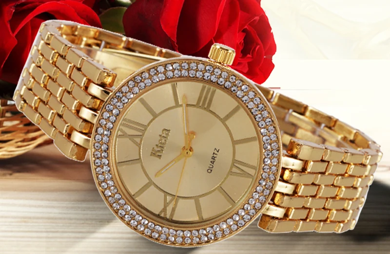 Women Watches Brand Luxury Diamond Gold Watch Ladies Quartz Wristwatch Woman Clock Relogio Feminino Relojes Mujer Hodinky