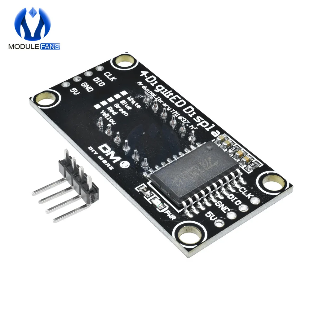 4-digit 7-segment display Module Blauwe LED Board 0.36 "0.36 Inch Scherm TM1637 Module met klok Voor Arduino