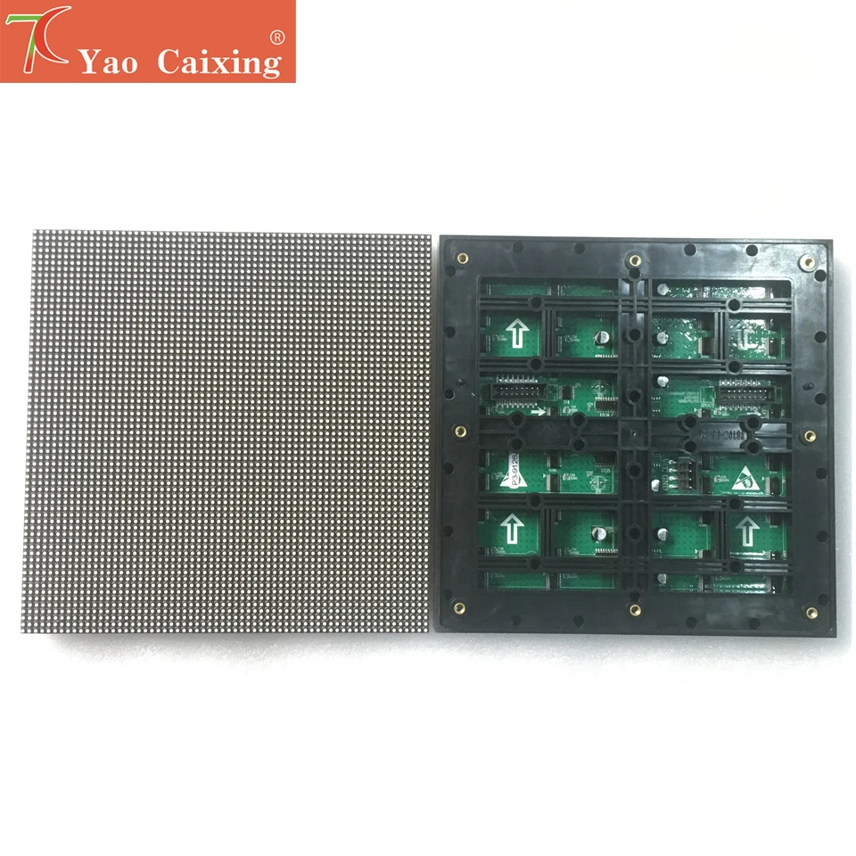 Yao Caixing 192x192mm P3 outdoor waterproof full color smd matrix led screen module