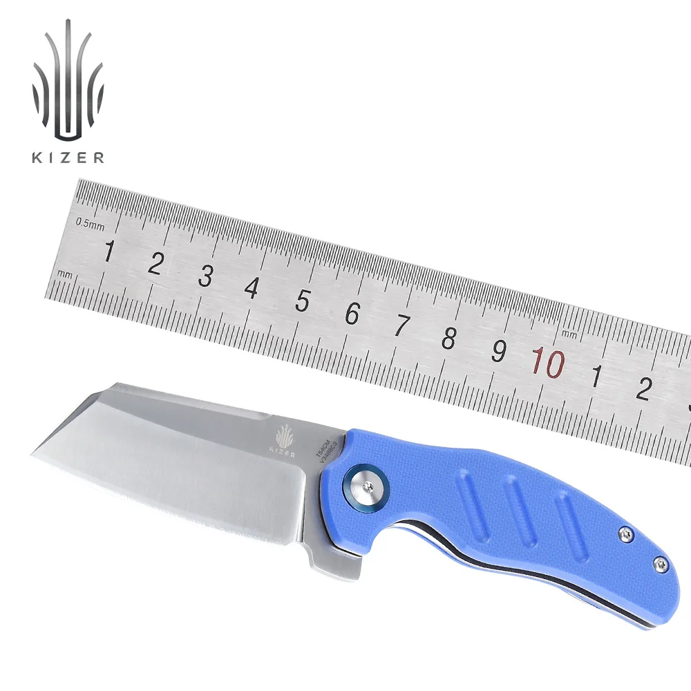 

Kizer Tactical Knife C01C V3488C3 G10 Knife Outdoor Self-Defense EDC Knives Mini Sheepdog