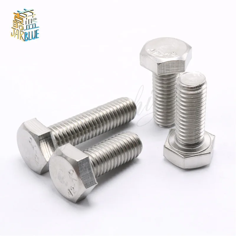 2PCS 5/16-18 UNC stainless steel 304 American external hexagonal screw British external hexagonal bolt