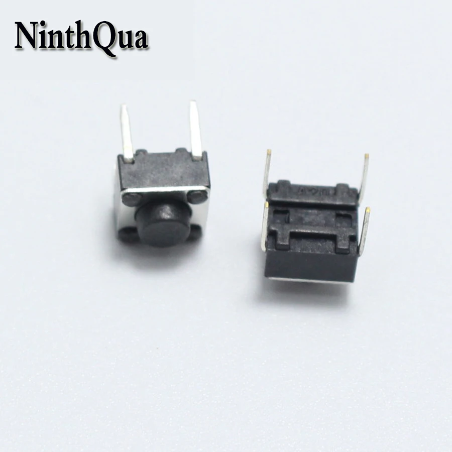 20pcs 6*6*5mm 4pin Tactile Tact Push Button Switch 6x6x5mm 4p Vertical Micro Switch