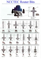 diamond vacuum brazed profile conventional cutters router bits 1/2