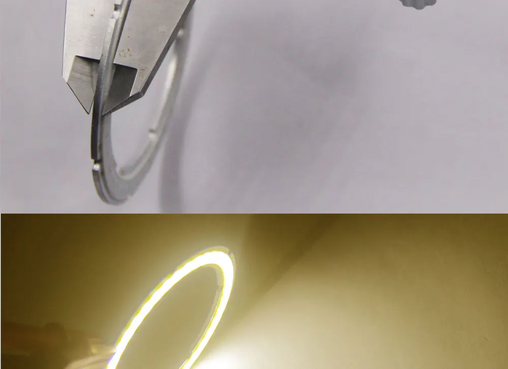 Neue 12V DC Ringförmige COB LED-Lichtquelle 3-15W Angel Eye 30mm-120mm Warmweiß Kaltweiß Eisblau COB-Chip für DIY-Lampen – Detail 19
