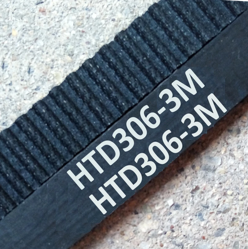 

5 pieces/pack 306-HTD3M-11mm Timing belt length 306mm width 11mm pitch 3mm Neoprene Rubber HTD 3M STD S3M pulley CNC machine