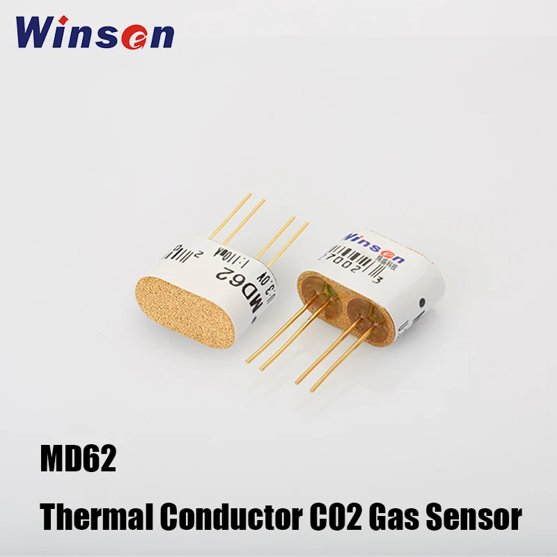 10pcs Winsen MD62 Thermal Conductor CO2 Gas Sensor Linear Output Signal,Resistant To Toxicosis,Industrial Spot for CO2 Detecting