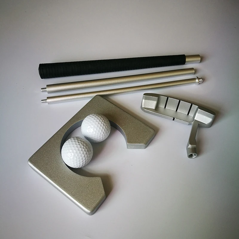 Golf Putting Set with Golf Putter 2 Golf Balls Golf Putting Cup for Travel Indoor Golf Putting Practice