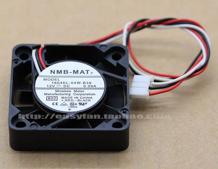 

NEW NMB-MAT Minebea 1604KL-04W-B39 4cm 12V 0.09A 4CM FOR Yasukawa cooling fan