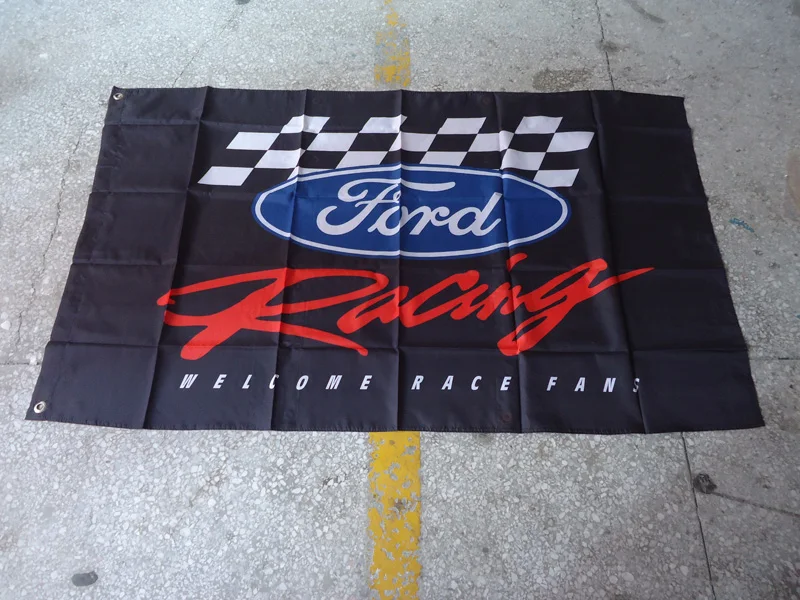 

for ford racing flag for Car show , can custom print file,90X150CM size,100% polysterford banner