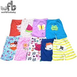 Pantalones cortos de PP para bebés, ropa de dibujos animados para niños y niñas, ropa para recién nacidos, ropa de verano, venta al por menor, lote de 5 piezas, 0-24 meses