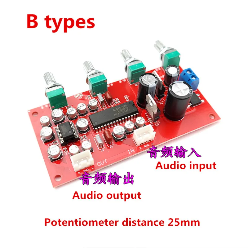 NEC C1892CT UPC1892CT ton bord mit NE5532 Preamp verstärker Mit höhen, bass, balance, volumen einstellung