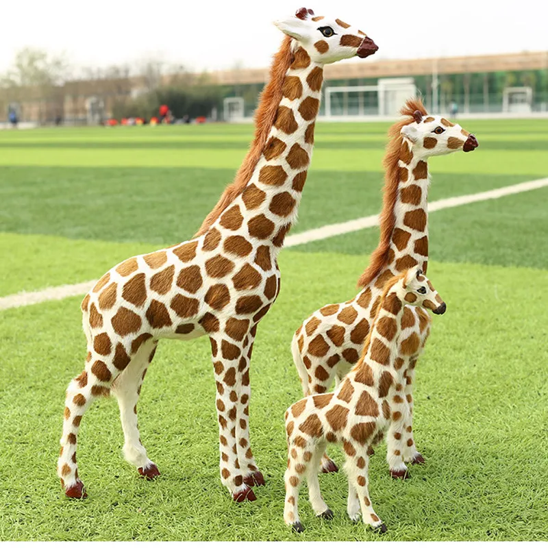 Zilin simulated giraffe /giraffe model Photographic prop Home Decor 3 sizes for option