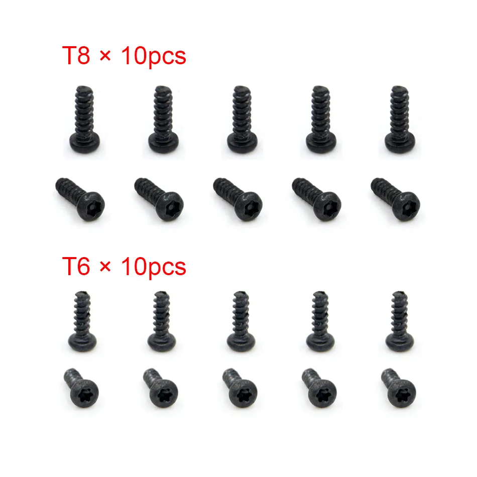 

HOTHINK 20pcs/lot 9MM T8 Screws Head T6 Screw set for XBOX ONE Controller gamepad Repair Part