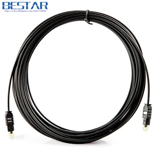 OD2.2mm Digital Optical Optic Fiber Toslink Audio Cable AV Thin Cable 0.2m 1m 1.5m 1.8m 3m 5m 8m 10m 15m 20m 25m 30m Wholesale