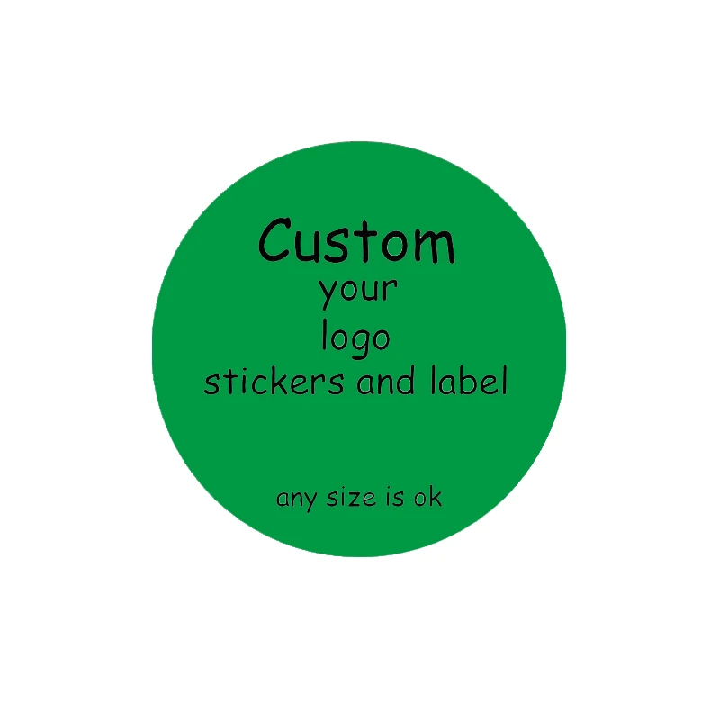 custom stickers labels printing labelCoated Art Paper sticker print plastic PVC Vinyl paper transparent clear adhesive round