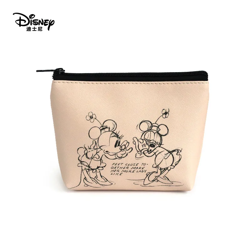 Hot Disney Minnie Mickey Bag Diaper Mummy Bag Women Cosmetic Set Wallet Purse Baby Care Travel Bags 6 pcs Girls Gift