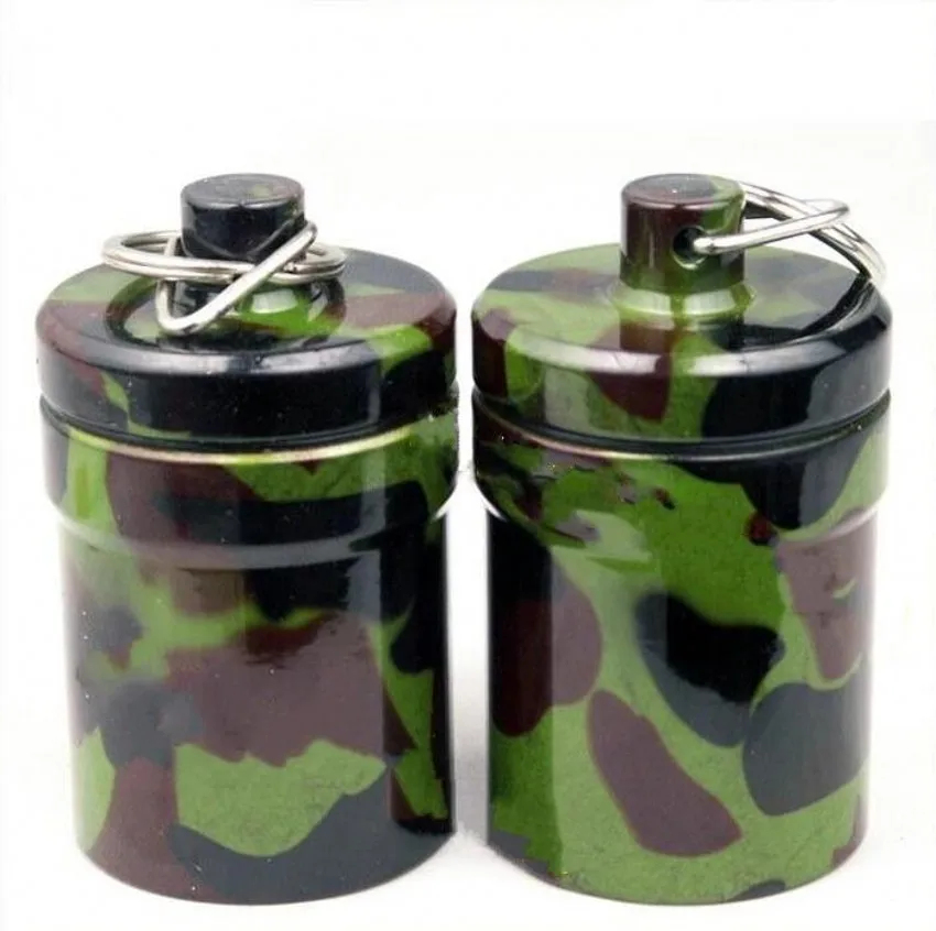 EDC Waterproof Bottle Camping Survival Storage Container Metal Medicine Box Outdoor Portable Tools Seal Tank Large Capacity