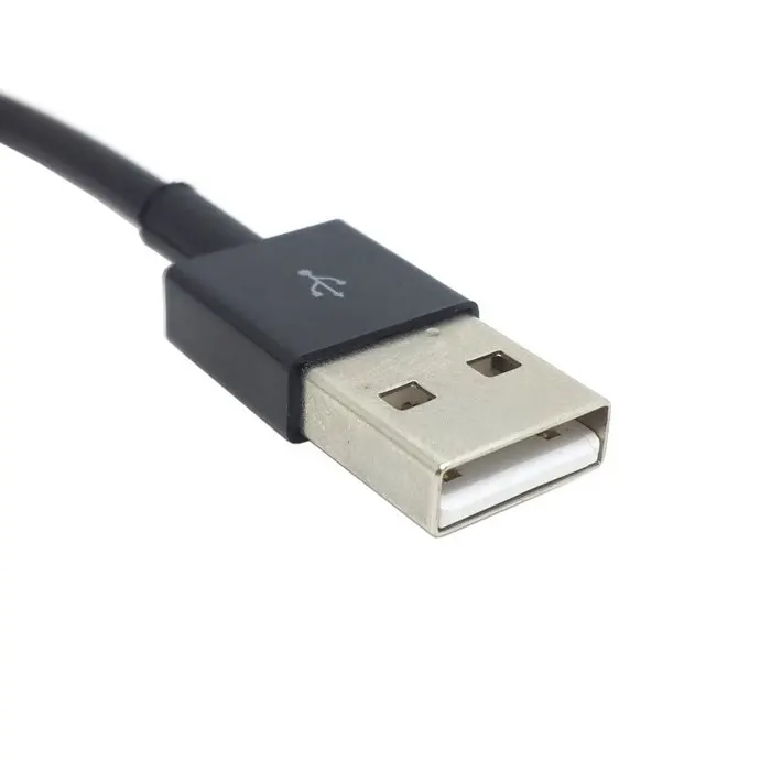 USB 2.0 نوع ذكر إلى 4 أسلاك كابل مفتوح DIY بها بنفسك OEM أبيض وأسود اللون 80 سنتيمتر