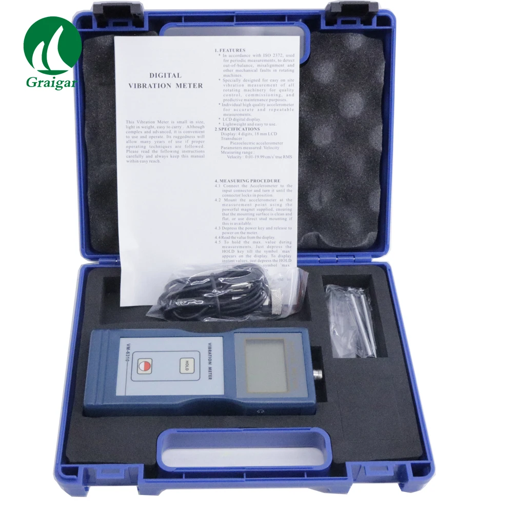 VM6310 Portable Vibration tester VM-6310 Precision Analyzer