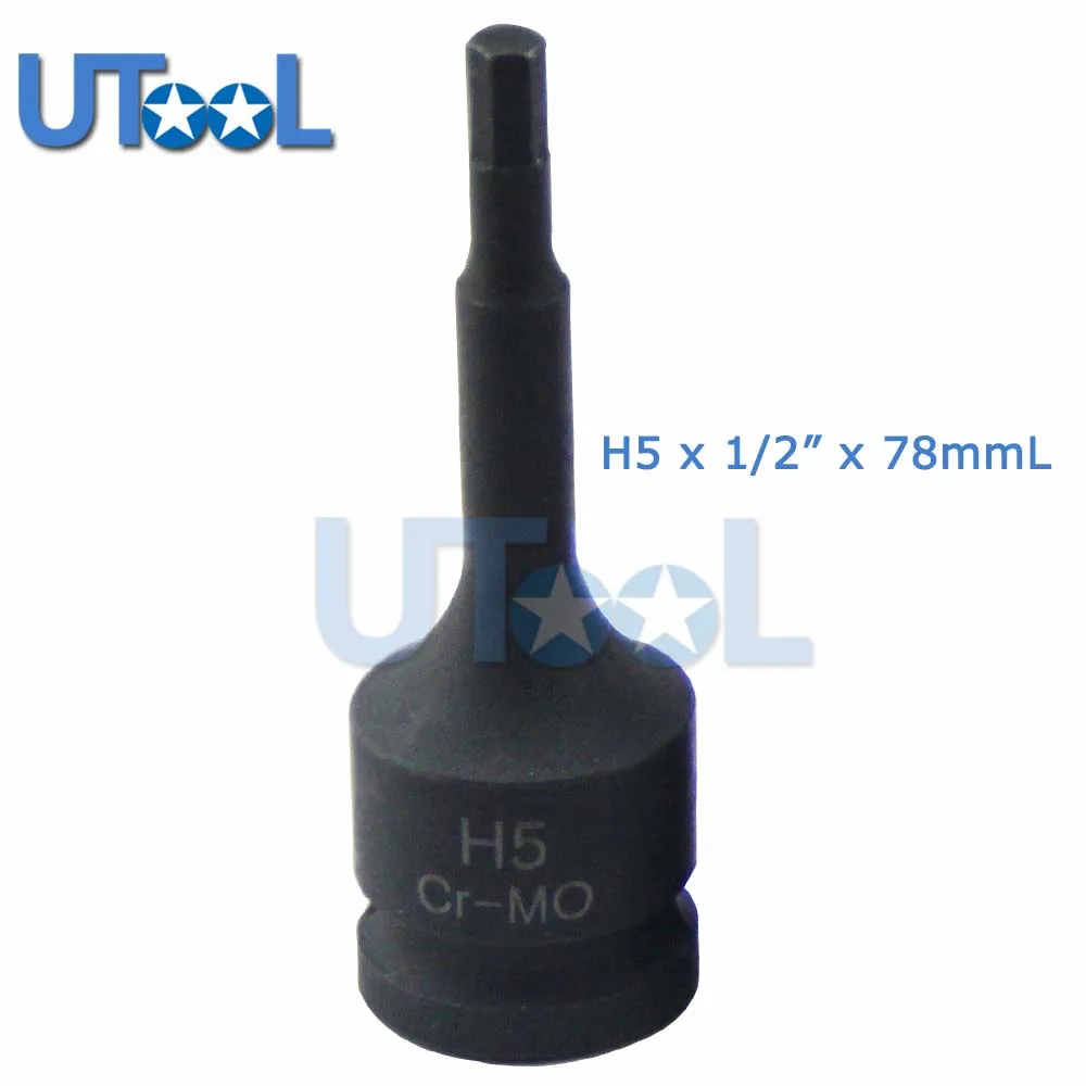 1/2 DR Impact Bit Socket H5 H6 H7 H8 H9 H10 H11 H12 H14 H16 H17 H18 H19