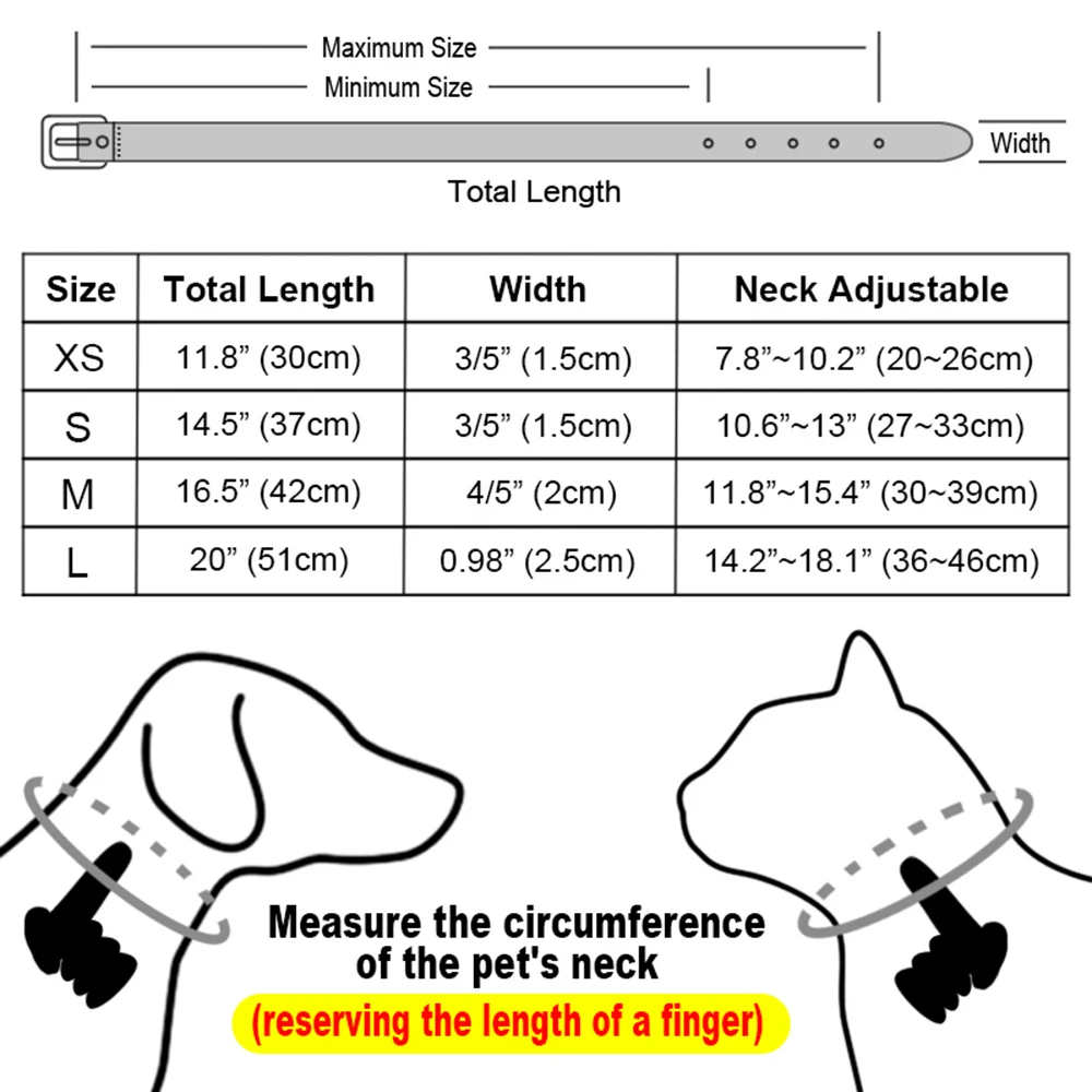 Reflective Pet Collar with ID Tag Personalized Big Dog Collar Engraved Cat Tags Anti-Lost Puppy Choker Glistening Pet Neck Seam