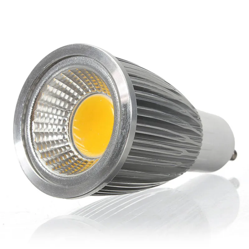 1Pcs Super Bright GU 10 Bulbs Light Dimmable Led Warm/Cold White AC85-265V 9W 12W 15W GU10 COB LED lamp light led Spotlight