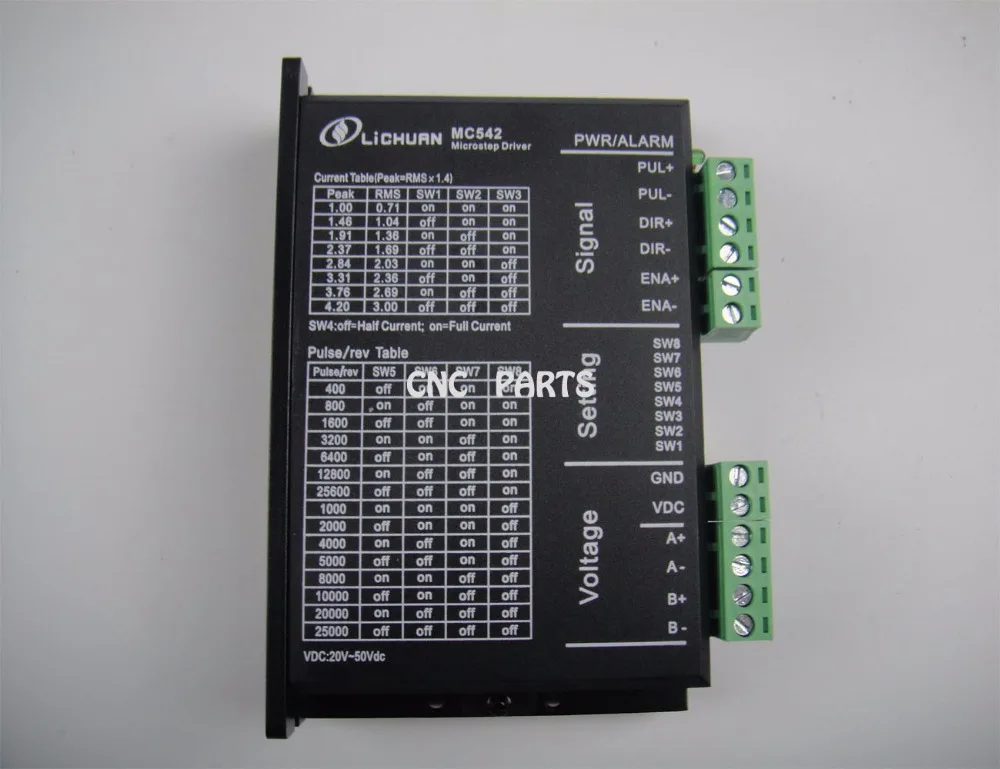 20-50VDC 128 Subdivision 2 phase microstepping driver 0.71-3.0A for 42/57 2 phase stepper motors replace M542