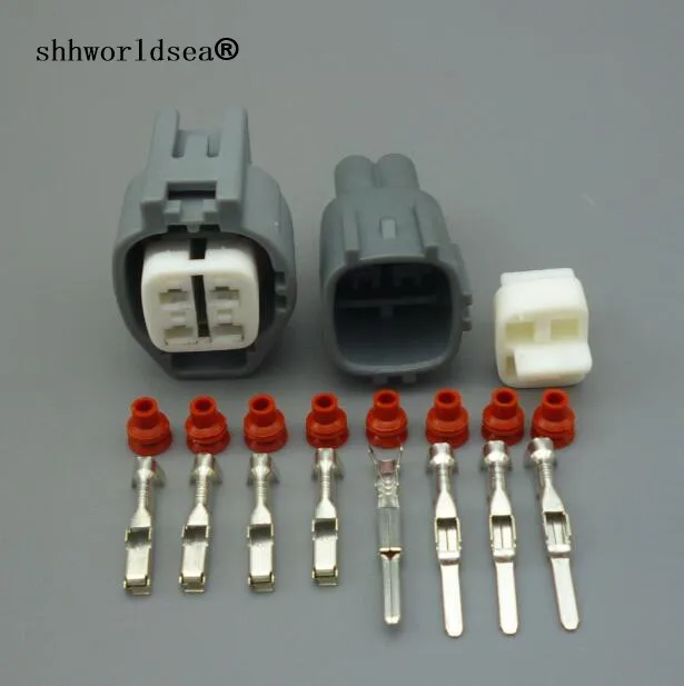 

2/100Sets 4 Pin Auto Connector Sensor Bulkhead Connector 6189-0629 90980-11028 6188-0517 90980-1 For Toyota 1JZ-GTE 2JZ-GTE O2