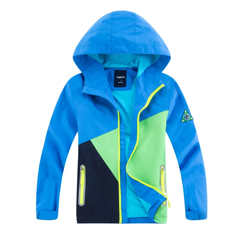 2021 Autumn Winter Girls Boy Coat Outerwear Windbreaker Waterproof Coat Children Jacket For Kids Hooded For Boys