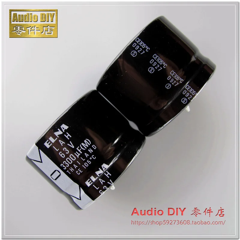 2PCS/10PCS ELNA LAH Series 3300uF/63V Audio Electrolytic Capacitor super capacitor Thailand Original Box Packaging FREE SHIPPING